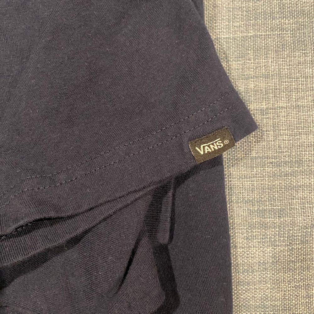 Vans Mens Classic Fit Floral Graphic T-Shirt Navy Blue Short Sleeve Medium - Picture 10 of 10